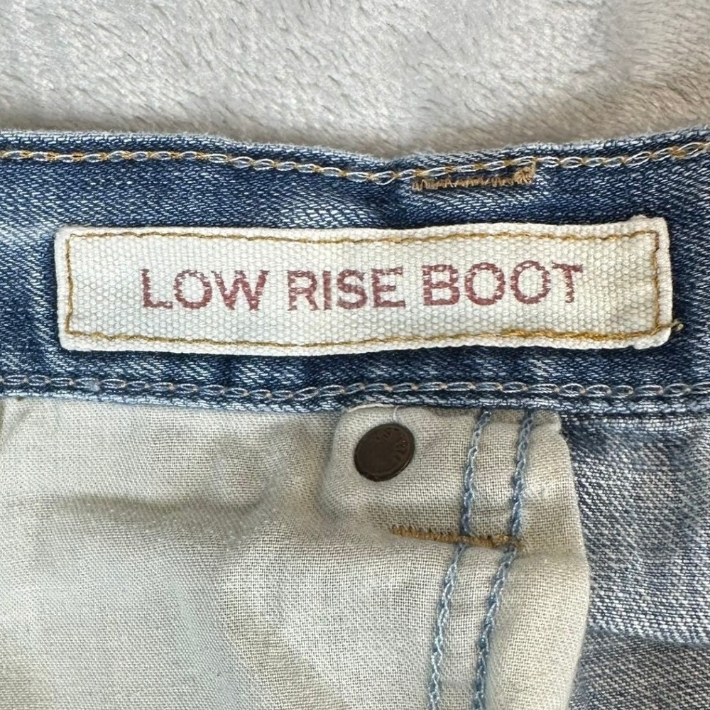 Vintage American Eagle Jeans Mens 31x30 Blue Low Rise Bootcut Light Wash Denim - Picture 2 of 12